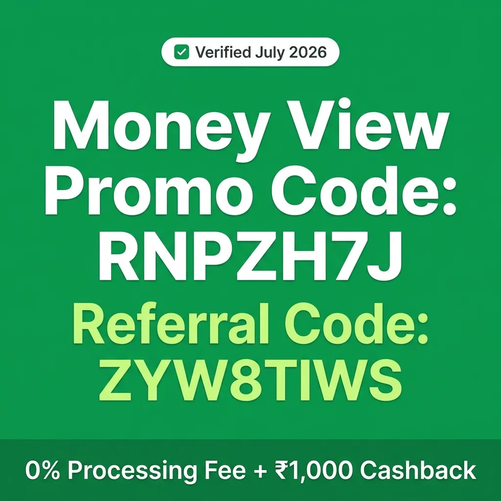 Money View Promo Code MVEQHRBQ Cashback Offer 2026